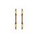 Brinco Slim Style Ouro Vintage